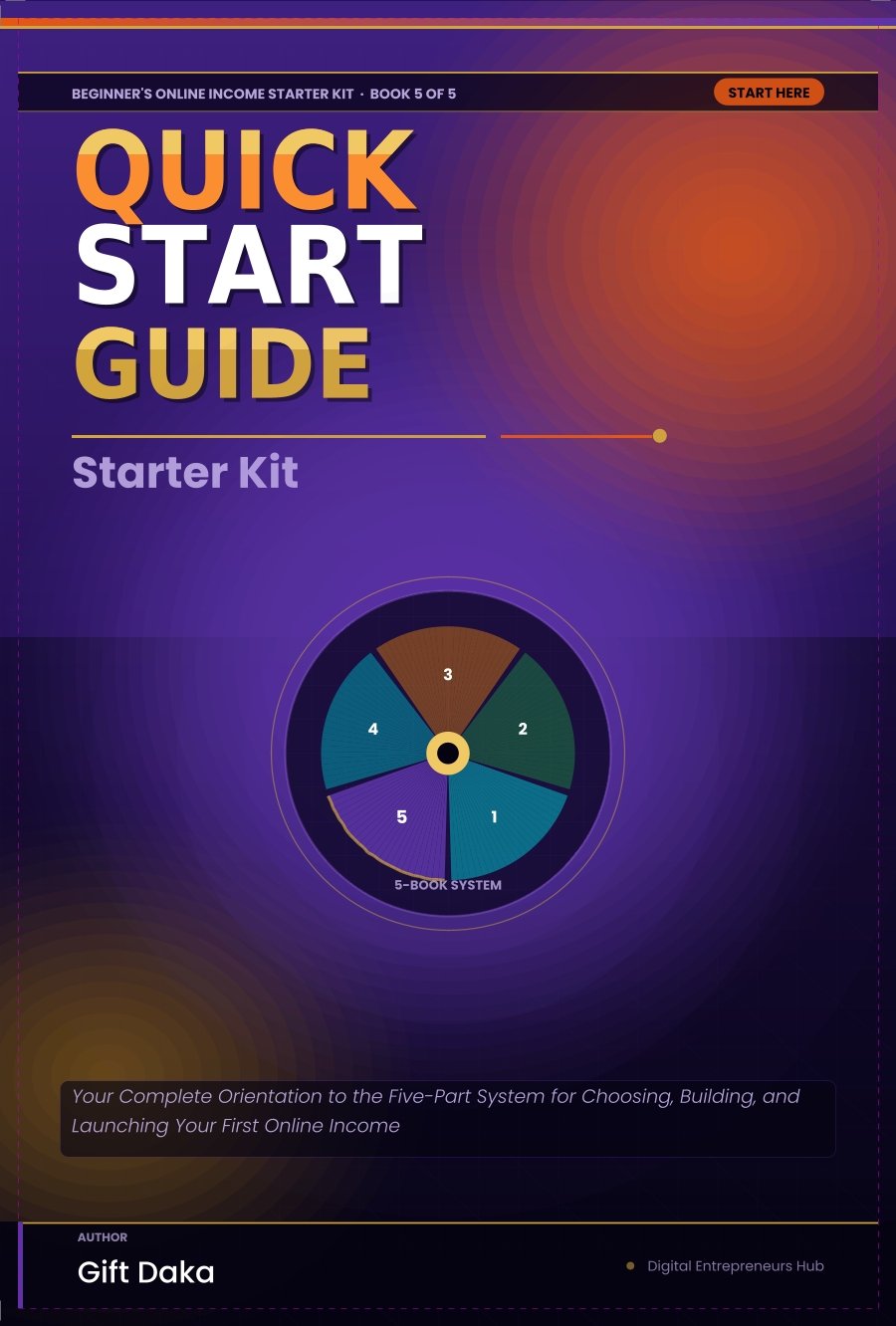 Quick Start Guide – Beginner's Online Income Starter Kit