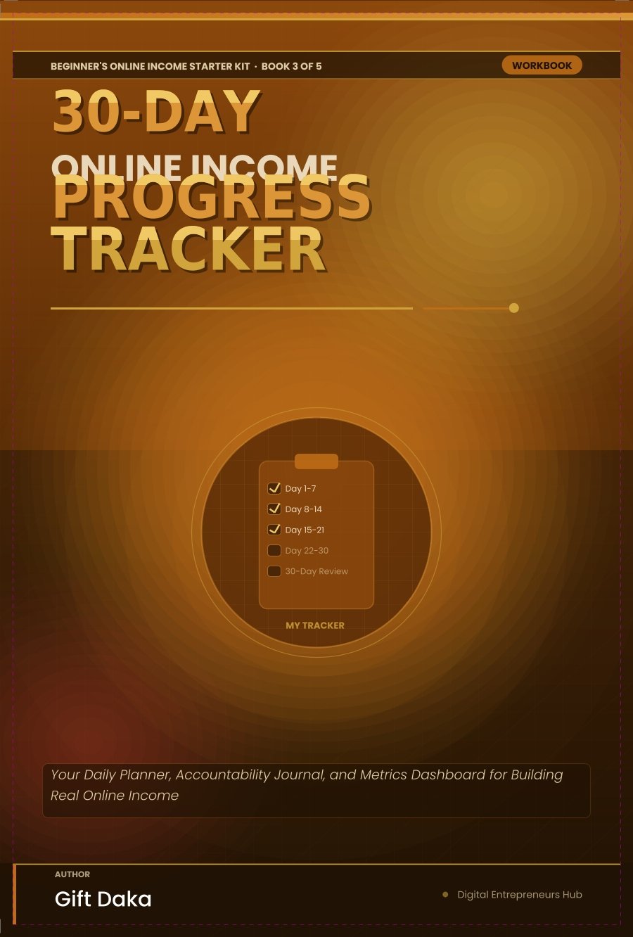 30-Day Online Income Progress Tracker